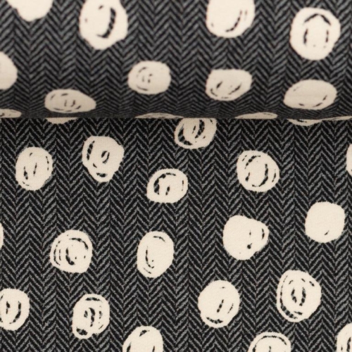 French Terry | Sweet bears Kringel | antrazith